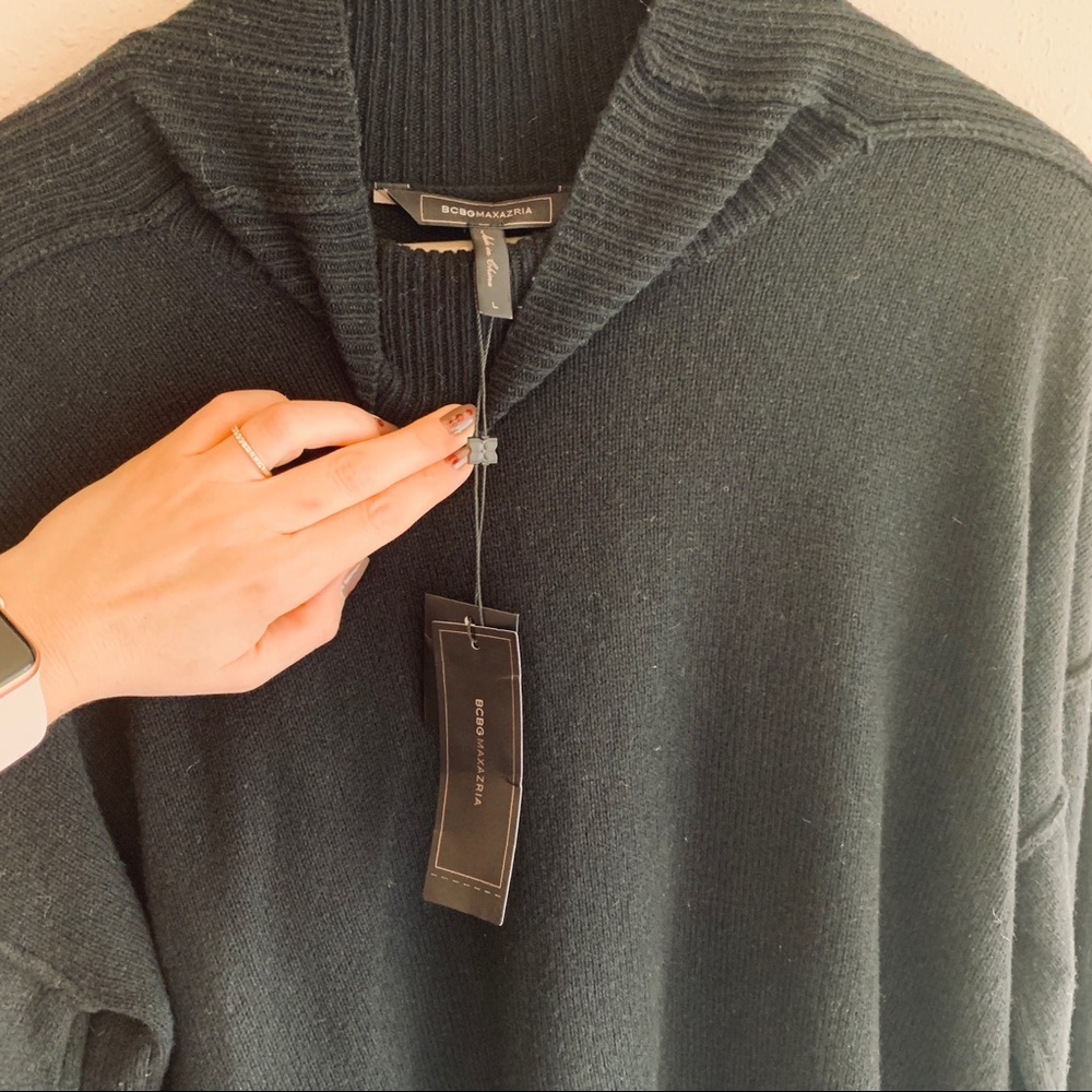 BCBGMAXAZRIA Turtle Neck Wool Sweater/Sz:S/NWT - Picture 7 of 8